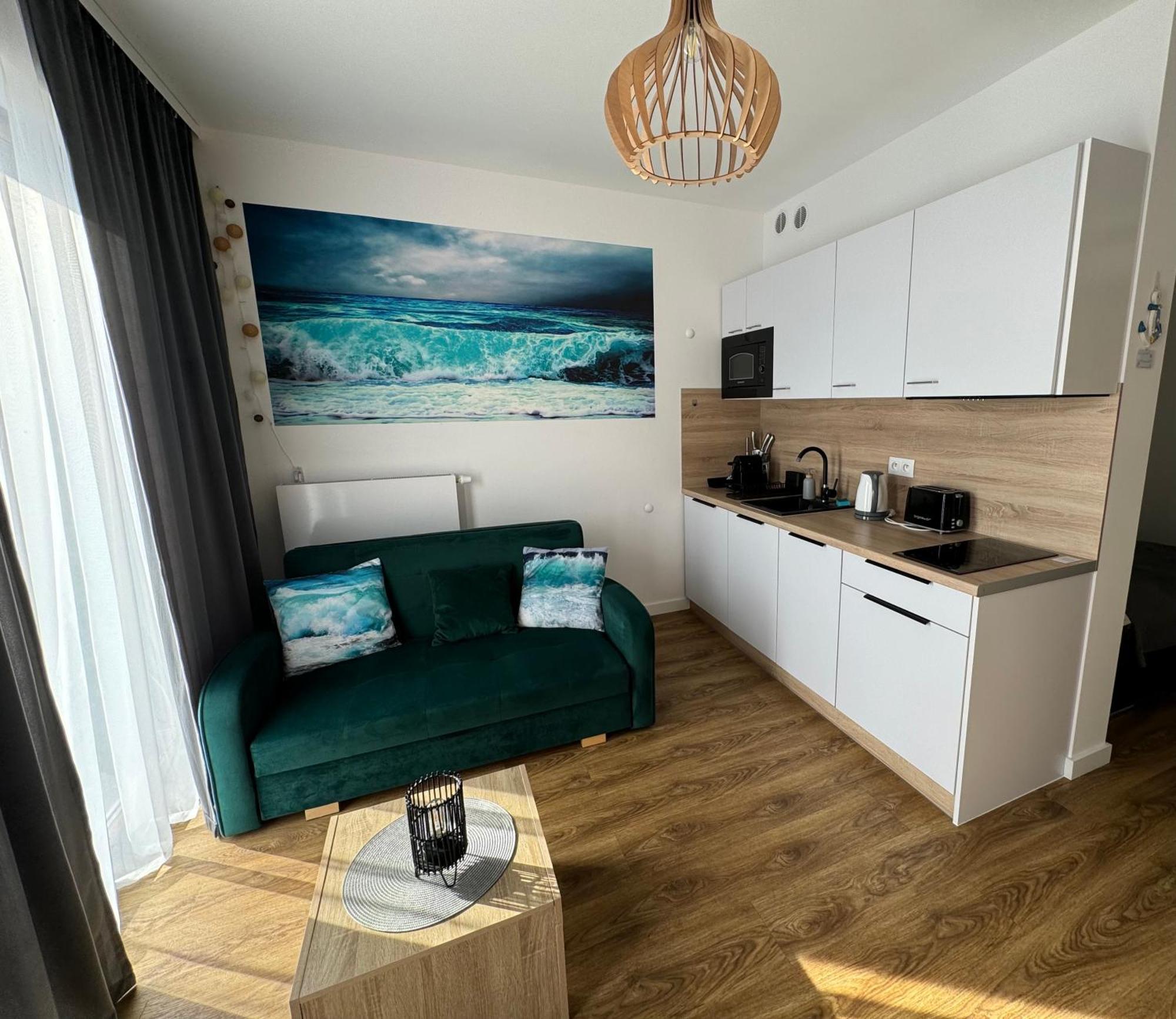 Klimatyzowany Apartament Blue , Sarbinowo Parking Basen Luaran gambar
